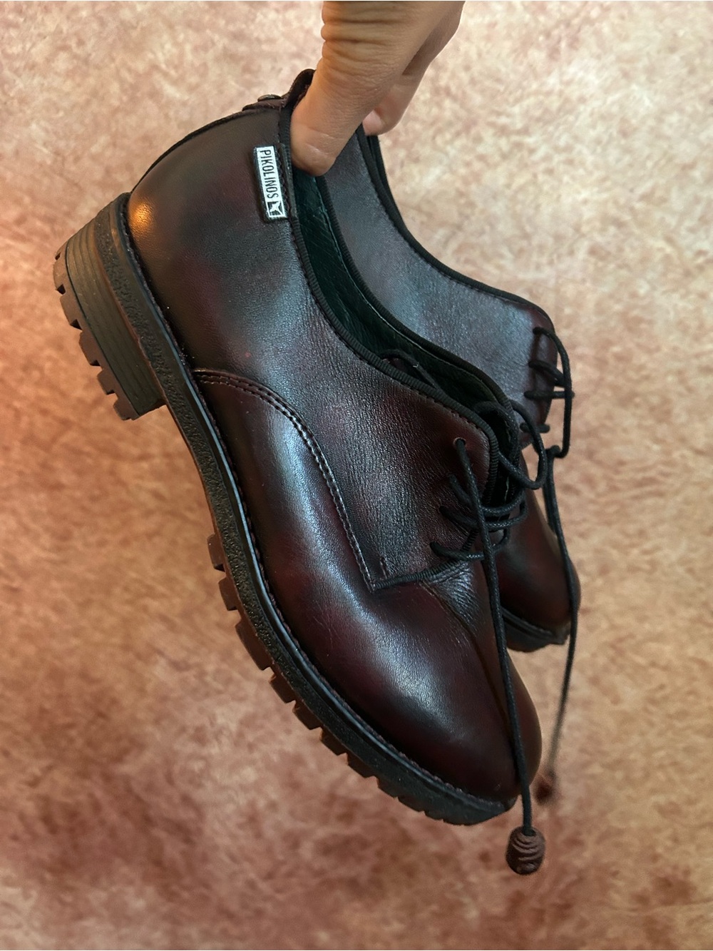 Pikolinos Burgundy Leather Shoes